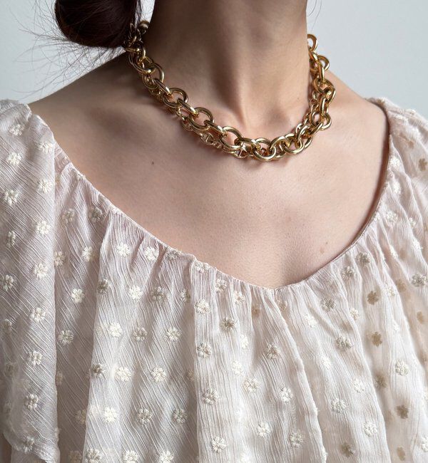  「フラワー刺繍フリルブラウス」|シャツ・ブラウス|