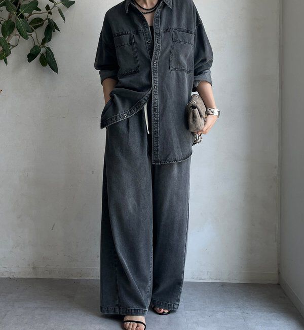  「リヨセルデニムポケットシャツ」|シャツ・ブラウス|