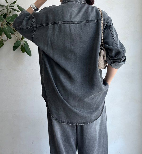  「リヨセルデニムポケットシャツ」|シャツ・ブラウス|