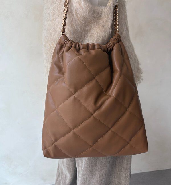  「キルティングチェーンショルダー」|トートバッグ|