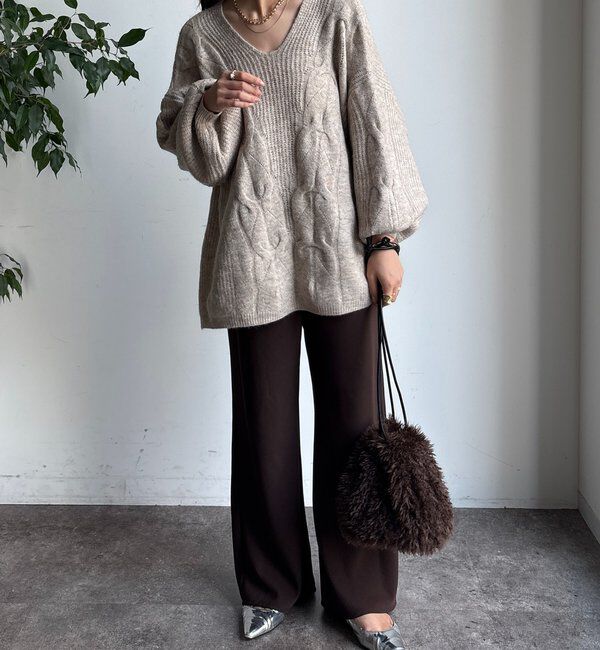  「バイヤスセミフレアパンツ」|チノ|