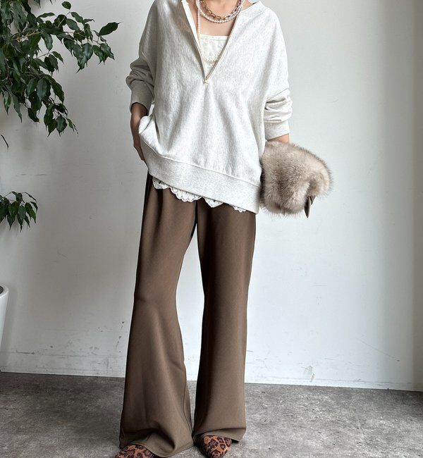  「バイヤスセミフレアパンツ」|チノ|