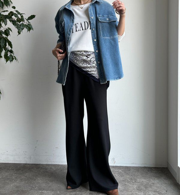  「バイヤスセミフレアパンツ」|チノ|