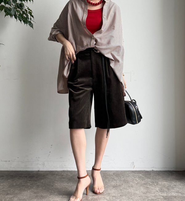  「コーデュロイショートパンツ」|チノ|