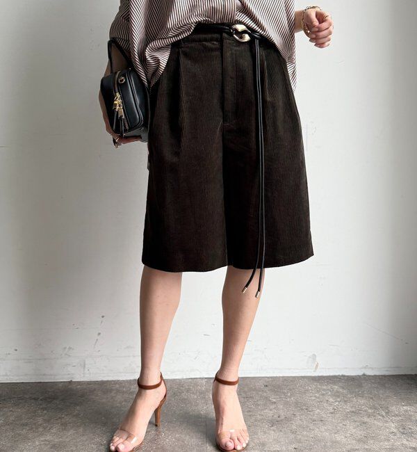  「コーデュロイショートパンツ」|チノ|