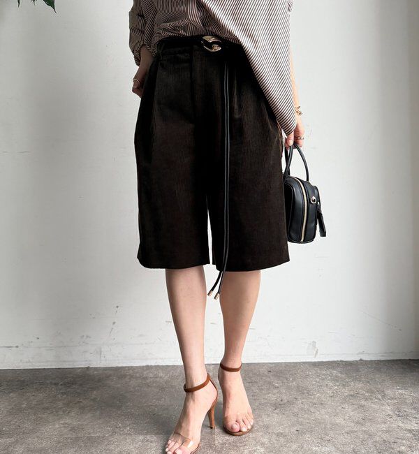  「コーデュロイショートパンツ」|チノ|