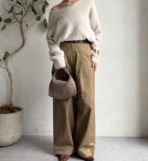  「ファーカシミヤプルオーバー」|ニット・セーター|
