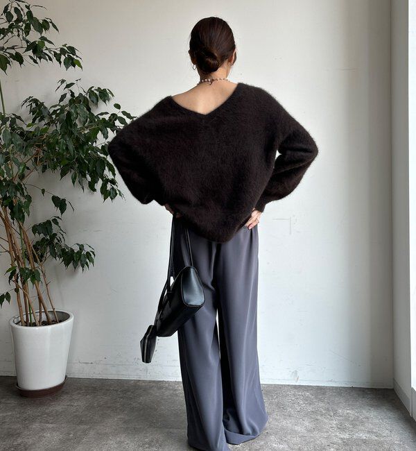  「ファーカシミヤプルオーバー」|ニット・セーター|