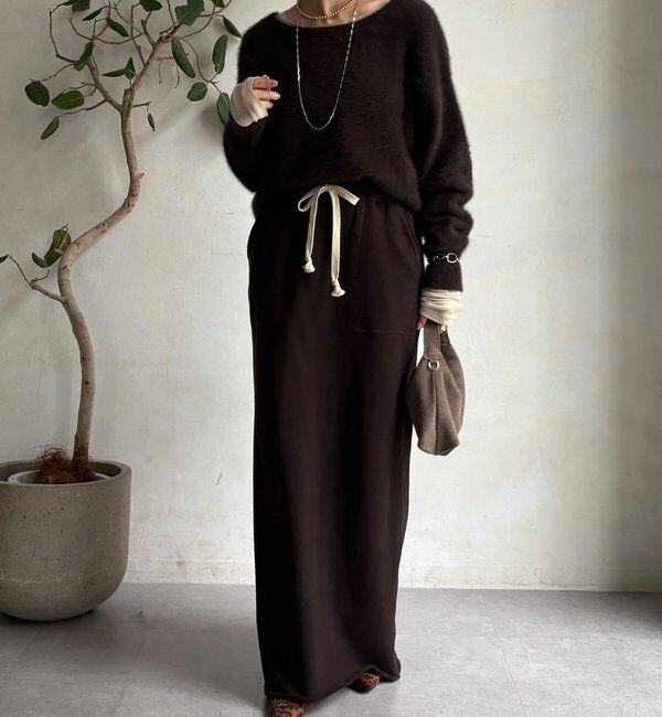  「ファーカシミヤプルオーバー」|ニット・セーター|