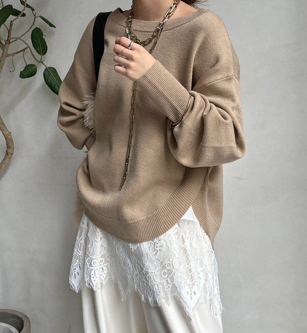  「レースキャミチュニック」|シャツ・ブラウス|