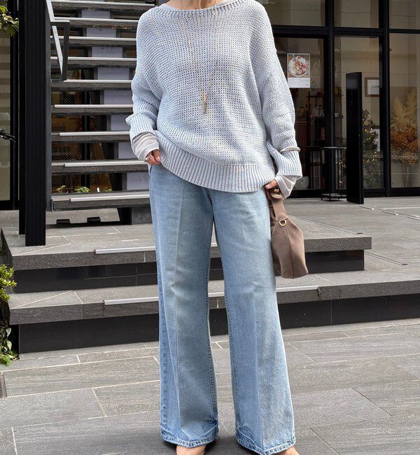  「ルーズフレアデニム」|デニム|