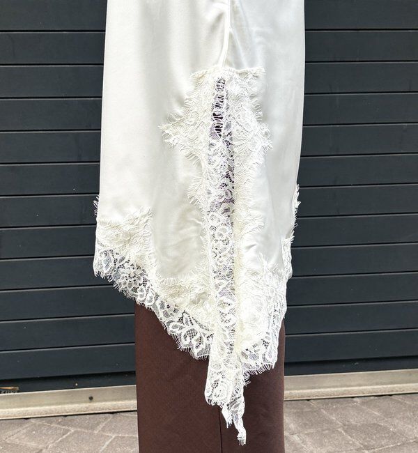  「アシメレースキャミ」|シャツ・ブラウス|