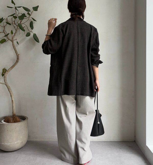  「ウォームタックワイドパンツ」|チノ|