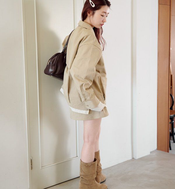  「【SETUP対応】レイヤードミニスカート」|スカート|