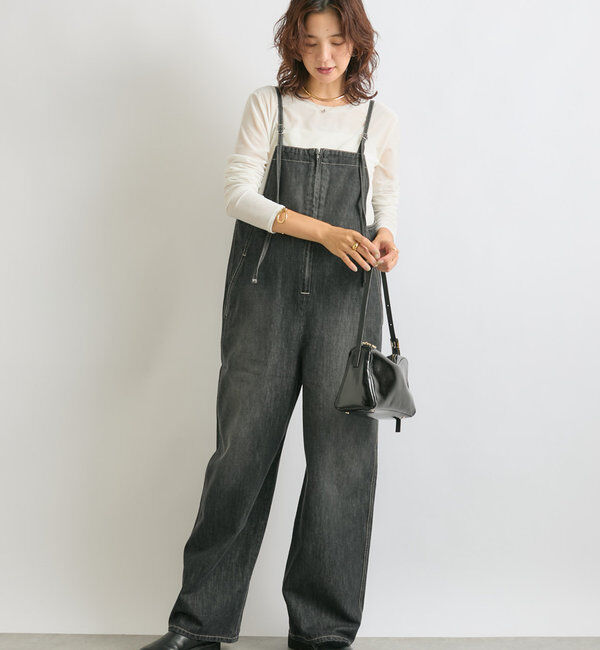  「【1枚でも様になる】シアーベロアロンT」|Tシャツ・カットソー|