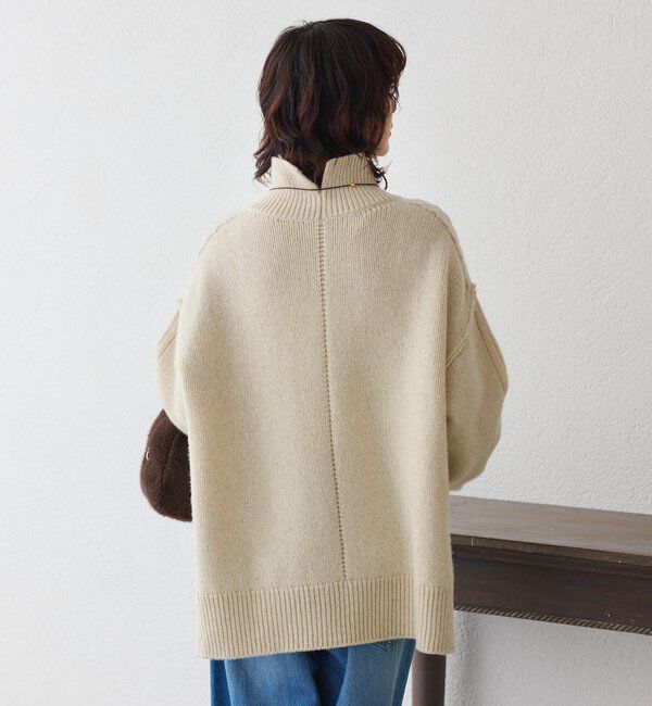  「【暖かな素材感/リバイバル】MIXヤーンタートルニット」|ニット・セーター|