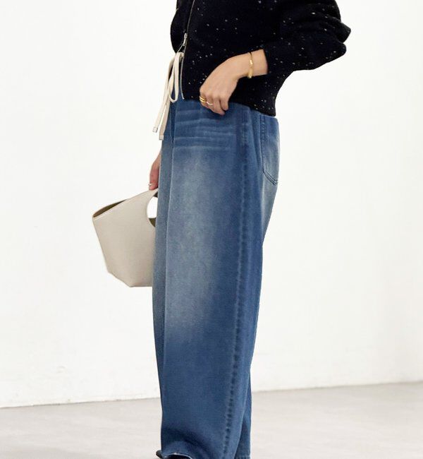 「【柔らかな履き心地】ドロストルーズデニム」|デニム|