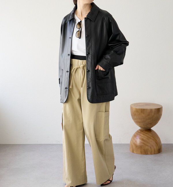  「【MONN.:.(モン)】レザージャケット」|その他|