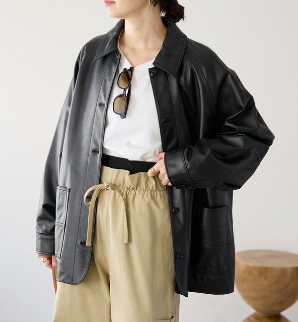  「【MONN.:.(モン)】レザージャケット」|その他|