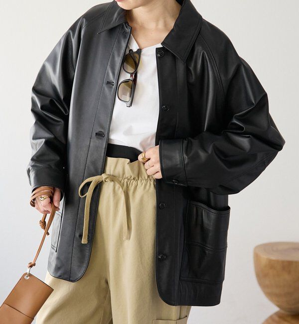  「【MONN.:.(モン)】レザージャケット」|その他|