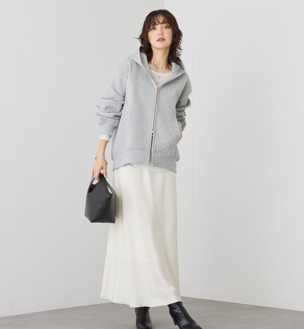  「【上品な揺れ感】キュプラ混バイアススカート」|スカート|