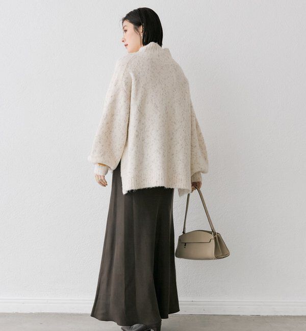  「【上品な揺れ感】キュプラ混バイアススカート」|スカート|