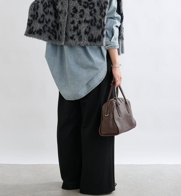  「【最高気温5度の寒い日に！/すっきり見え】ウォームタックワイドスラックス」|チノ|