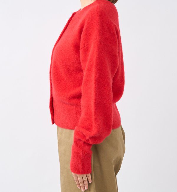  「【上質素材】ヘアリーヤーン2wayカーディガン」|カーディガン|