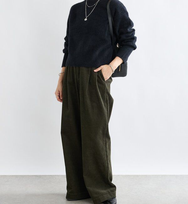  「【上質素材】ヘアリーヤーン2wayカーディガン」|カーディガン|