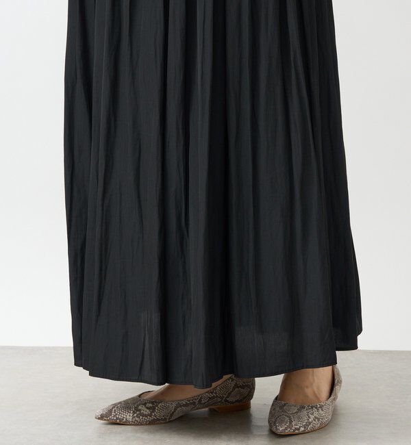  「【上品なシルエット】割繊ギャザースカート」|スカート|