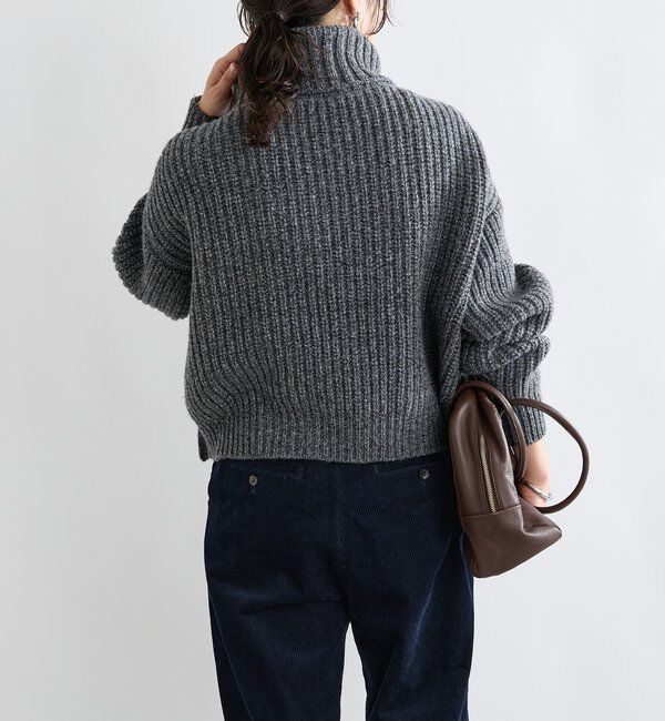  「【MONN.:.(モン)】タートルネックニット」|ニット・セーター|