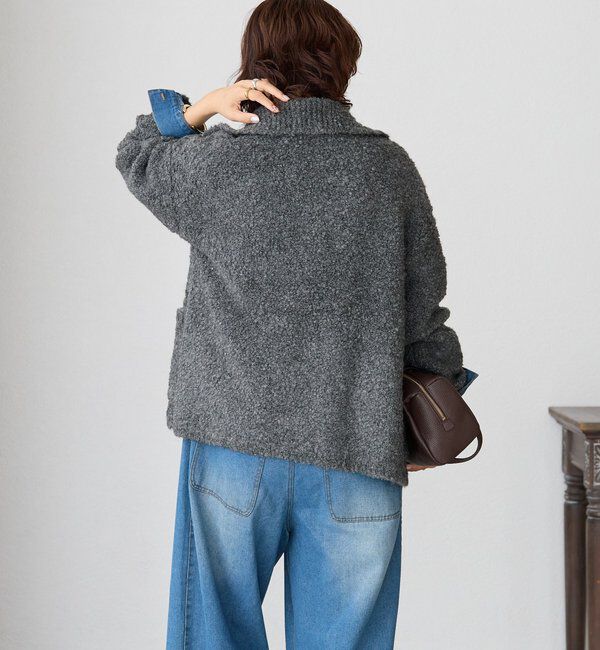  「【インフルエンサーYossshiiii企画】ボアライクコーディガン」|カーディガン|