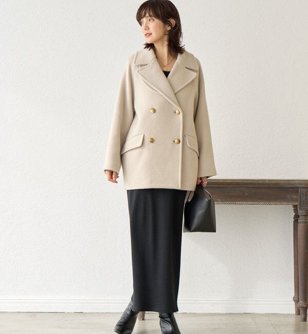  「【リバイバル/新色追加】ラグランPコート」|ピーコート|