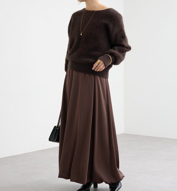  「【最高気温5度の寒い日に！/リバイバル】ファーヤーン2WAYニット」|ニット・セーター|