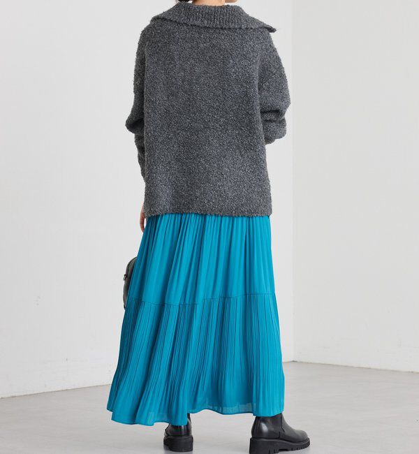  「【上品見え】ティアードプリーツスカート」|スカート|