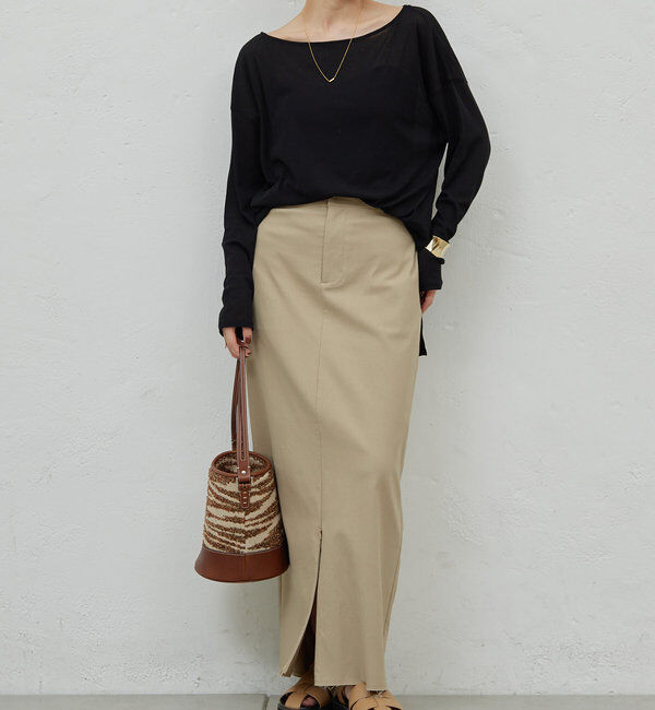  「【La nature linge】オーバーシアーロンT」|Tシャツ・カットソー|