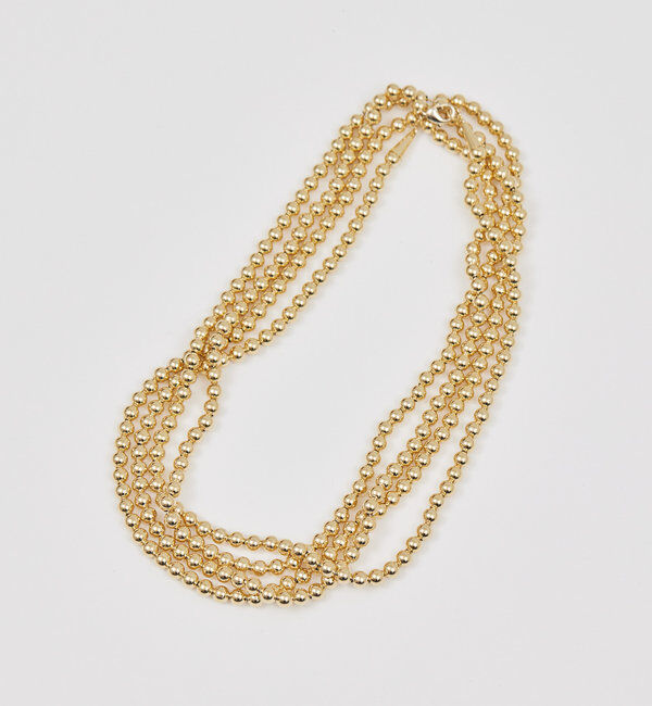  「ボールビーズロングネックレス」|リング|