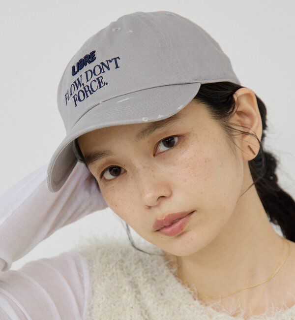  「ダメージロゴキャップ」|ハット|