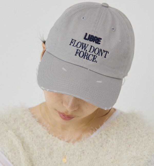  「ダメージロゴキャップ」|ハット|