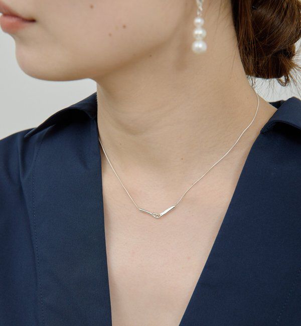  「【Lemme.&times;2.718】スネークチェーンネックレス」|リング|