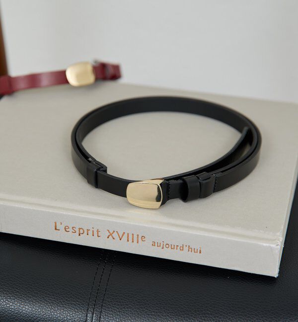  「プレートバックルベルト」|ベルト|