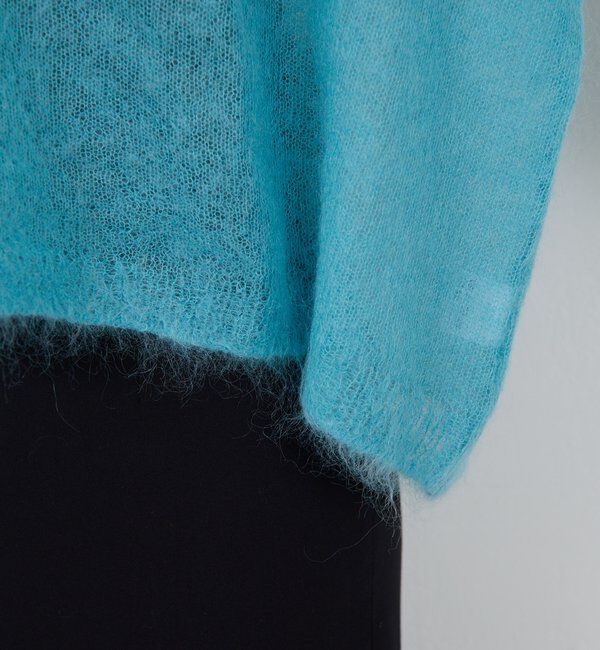  「モヘヤリングシアーニット」|ニット・セーター|