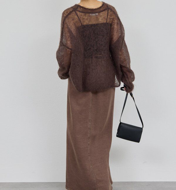  「モヘヤリングシアーニット」|ニット・セーター|