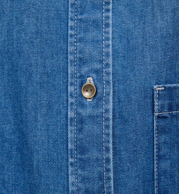  「バックフレアデニムシャツ」|シャツ・ブラウス|