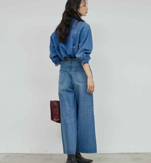  「バックフレアデニムシャツ」|シャツ・ブラウス|