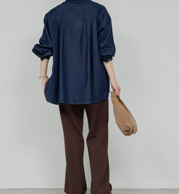  「バックフレアデニムシャツ」|シャツ・ブラウス|