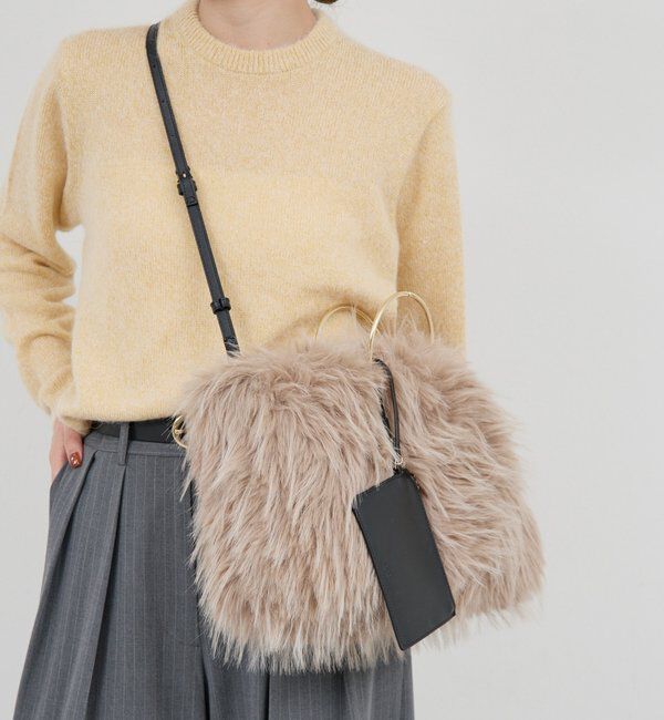  「【2.718】シャギーリングハンドルバッグ」|トートバッグ|