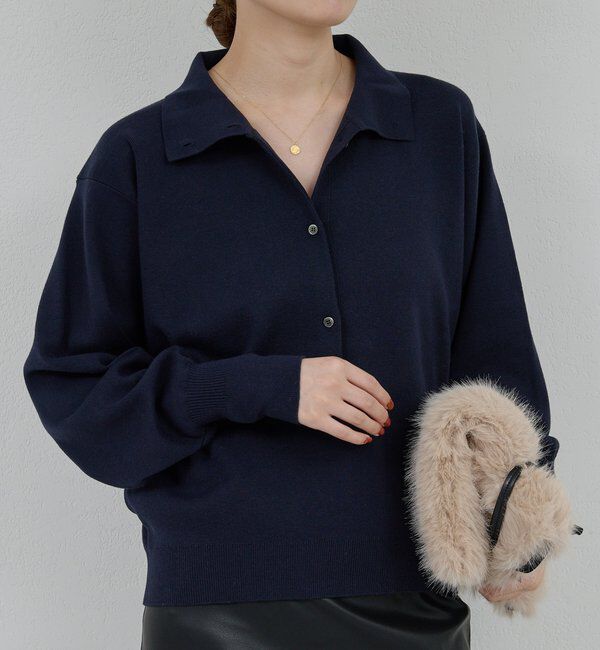  「【WALANCE】シーウール&times;オーガニックコットンポロニット／別注」|シャツ・ブラウス|