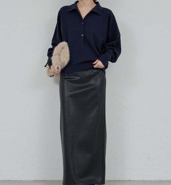  「【WALANCE】シーウール&times;オーガニックコットンポロニット／別注」|シャツ・ブラウス|