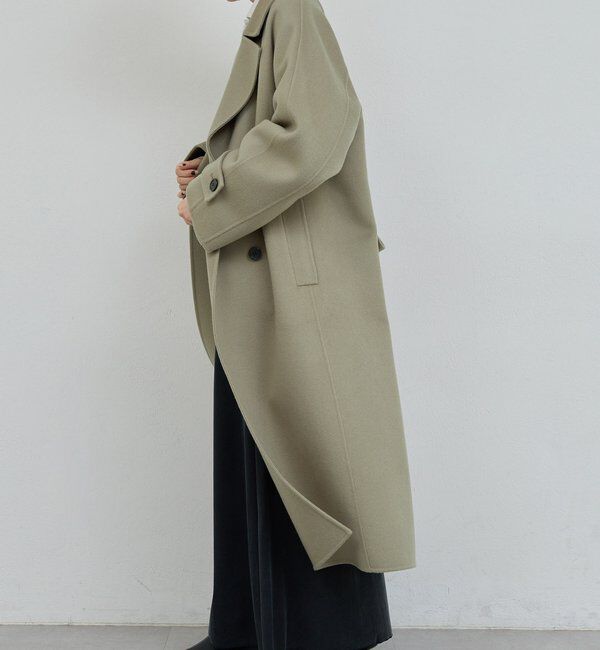  「【HERITANOVUM】ウールカシミヤチェストリバーコート」|その他|